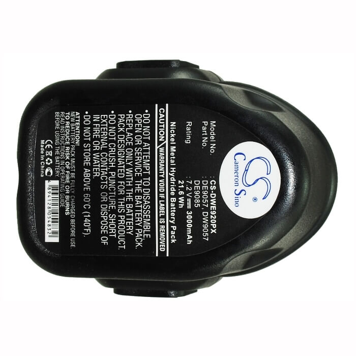 Battery For Dewalt Dw920k, Dw920k2, Dw920k-2 7.2v, 3000mah - 21.60wh Power Tools Cameron Sino Technology Limited (Power Tools)
