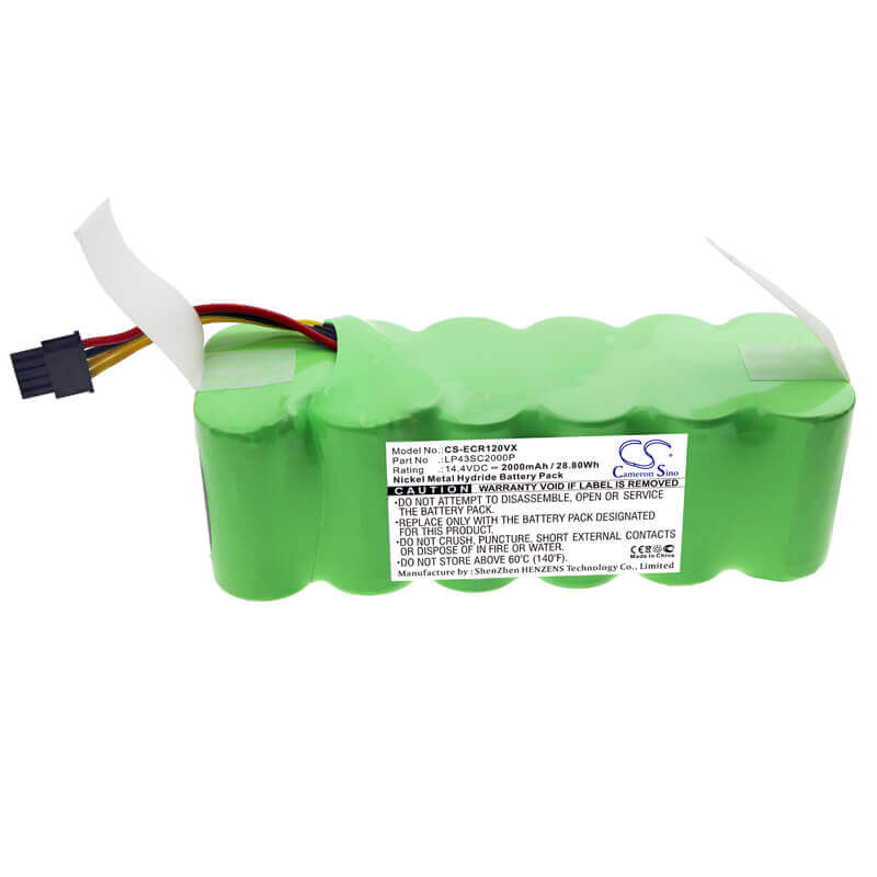 14.4V, Ni-MH, 2000mAh, Vacuum battery fits Profimaster, Ariete, Prime, Pulse, Pure, 28.80Wh Vacuum Cameron Sino Technology Limited