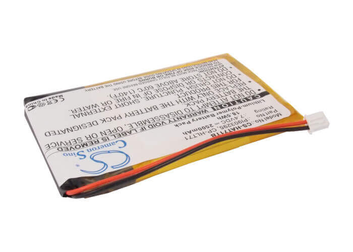 7.4V, Li-Polymer, 2500mAh, DVB-T battery fits Haier, Digital Prisim, Cp-hlt71, A1710130, Atsc710, 18.5Wh DVB-T Cameron Sino Technology Limited