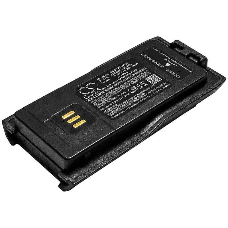 7.4V, Li-ion, 2400mAh, Two-Way Radio battery fits Vig, Diquea, Excera, Eb242l, Ep8000, Ep8100, 17.76Wh Two-Way Radio Cameron Sino Technology Limited