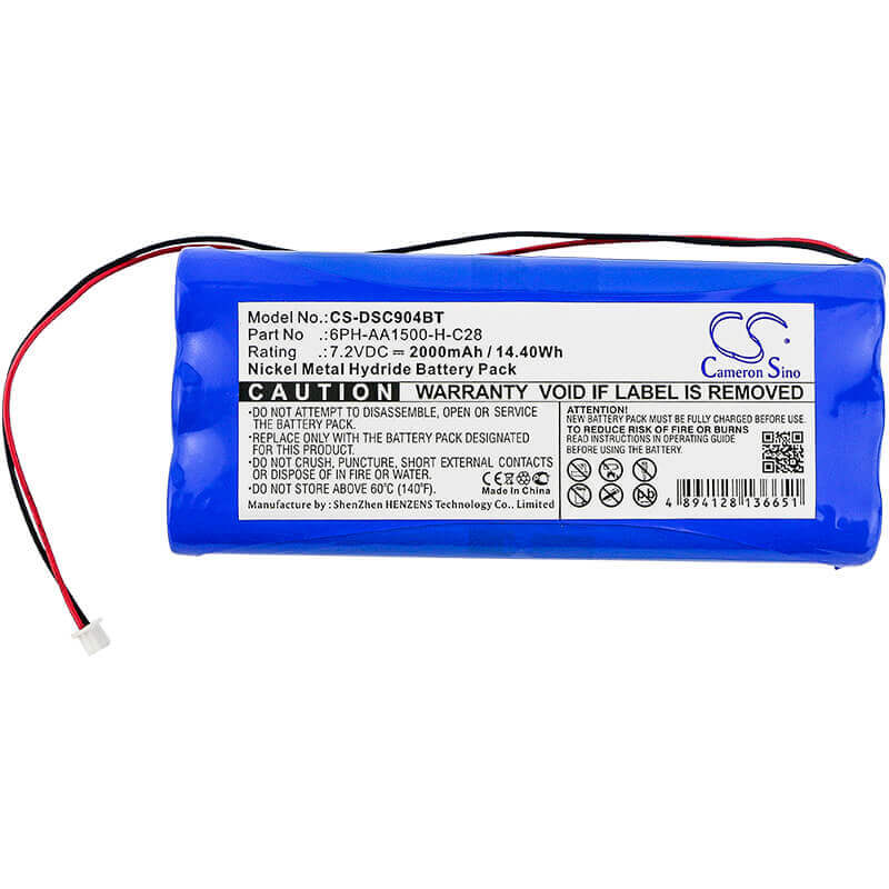 Ni-MH, Alarm Battery For Direct, Sensor 17-145a, Powerseries security system 7.2v, 2000mah - 14.40wh Alarm System Cameron Sino Technology Limited