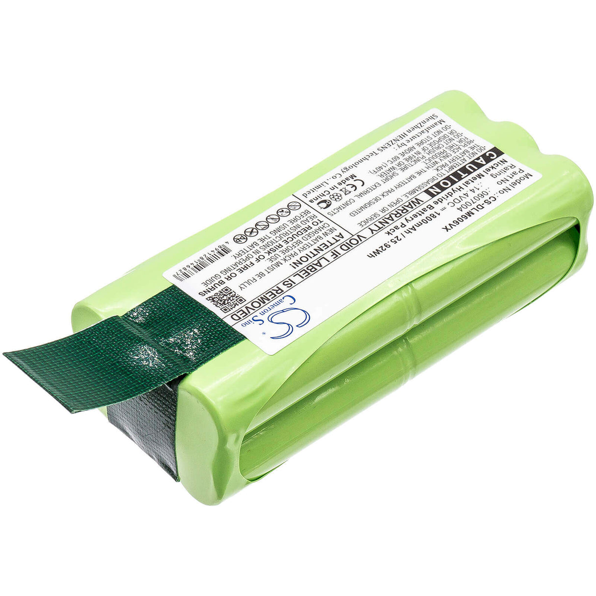 14.4V, Ni-MH, 1800mAh, Vacuum battery fits Dirt Devil, Libero M606, Libero M606-1, Libero M606-2, 25.92Wh Vacuum Cameron Sino Technology Limited