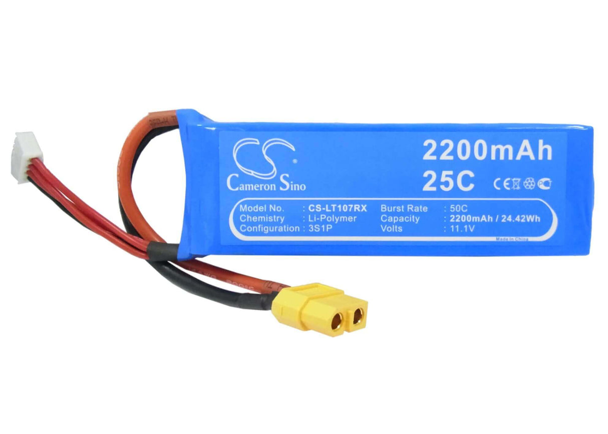 11.1V, Li-Polymer, 2200mAh, Drones battery fits Walkera, Walkera, Dji, Dji, P1-12, Fc40, Phantom 1, 24.42Wh Drones Cameron Sino Technology Limited