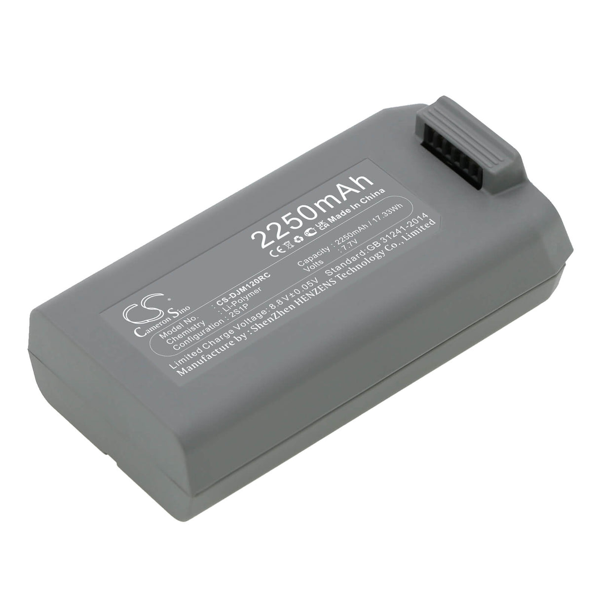 7.7V, Li-ion, 2250mAh, Drones battery fits Dji, Bwx161-2250-7.7, Mavic Mini 2, Mavic Mini Se, 17.33Wh Drones Cameron Sino Technology Limited