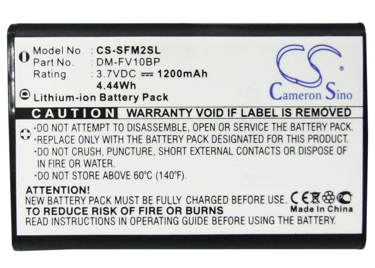 3.7V, Li-ion, 1200mAh, Media Player battery fits Dm-tech, Govideo, Jnc, Dm-av10, 4.44Wh Media Player Cameron Sino Technology Limited