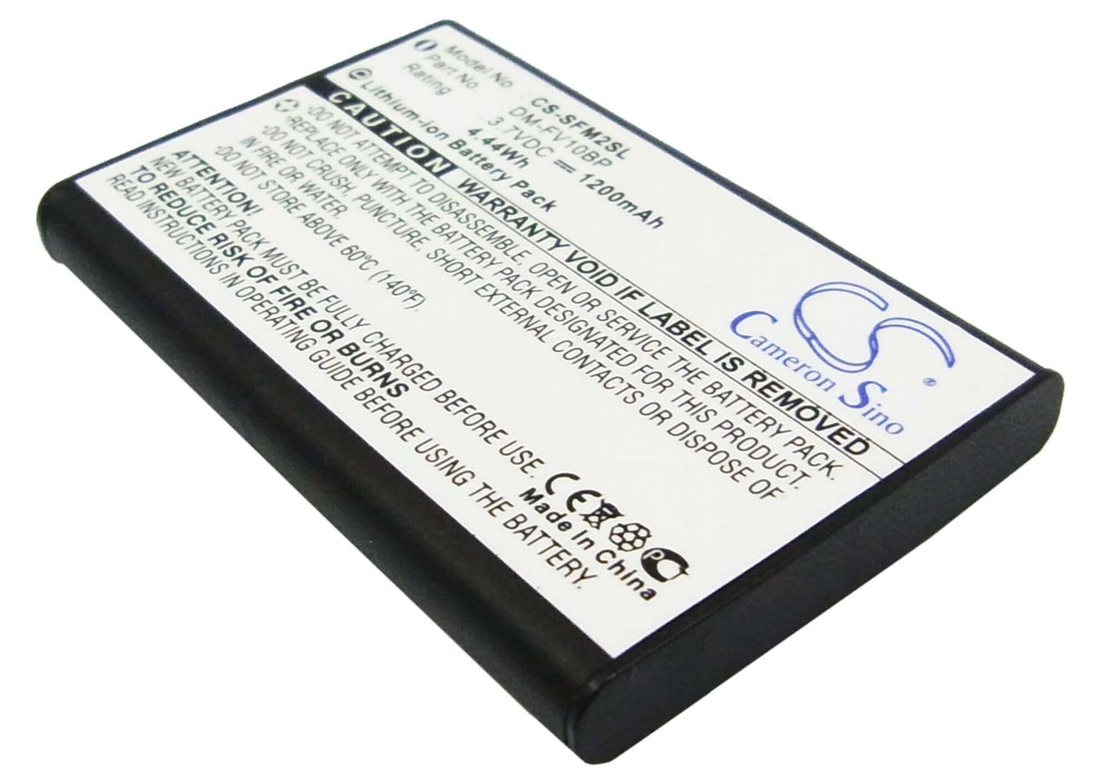 3.7V, Li-ion, 1200mAh, Media Player battery fits Dm-tech, Govideo, Jnc, Dm-av10, 4.44Wh Media Player Cameron Sino Technology Limited