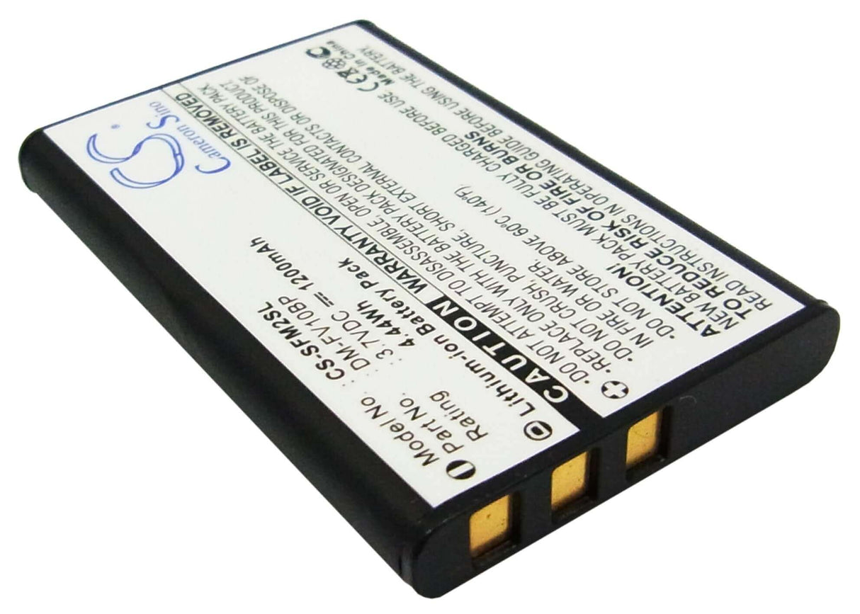3.7V, Li-ion, 1200mAh, Media Player battery fits Dm-tech, Govideo, Jnc, Dm-av10, 4.44Wh Media Player Cameron Sino Technology Limited