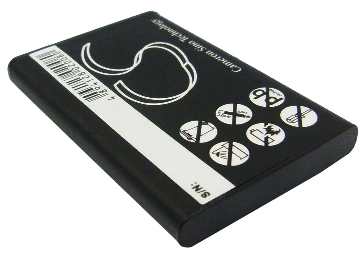 3.7V, Li-ion, 1200mAh, Media Player battery fits Dm-tech, Govideo, Jnc, Dm-av10, 4.44Wh Media Player Cameron Sino Technology Limited