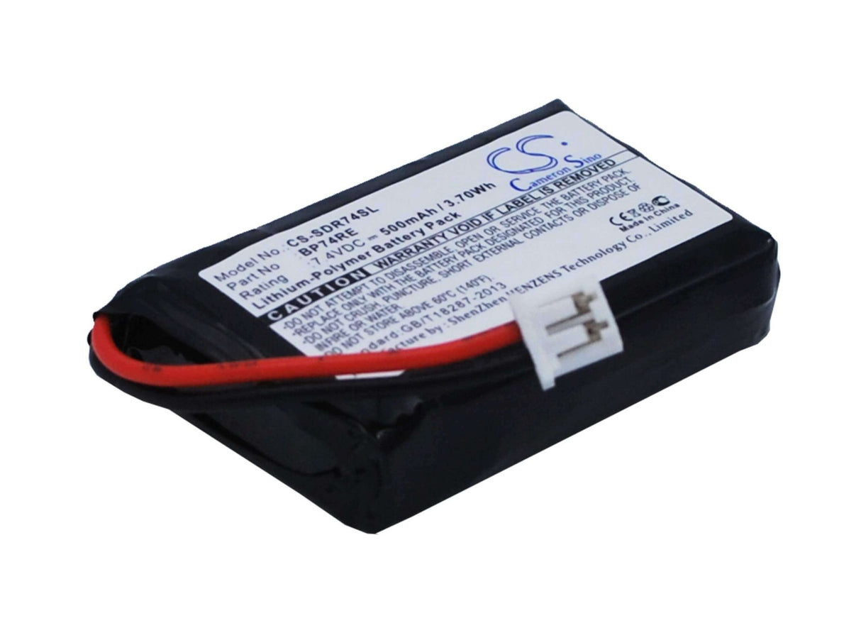 7.4V, Li-Polymer, 500mAh, Dog Collar battery fits Dogtra, Bp74re, Edge Collar, Edge Receiver, 3.7Wh Dog Collar Cameron Sino Technology Limited