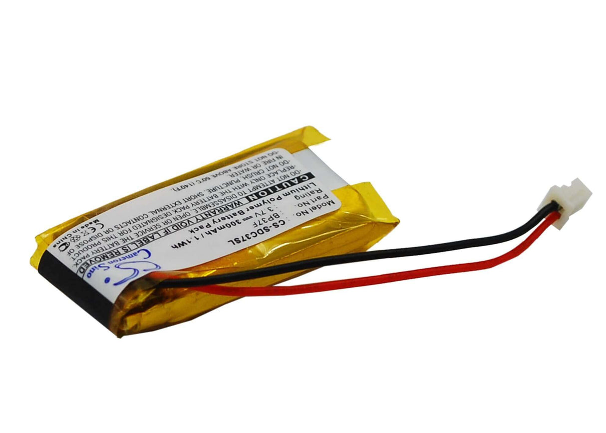3.7V, Li-Polymer, 300mAh, Dog Collar battery fits Dogtra, Bp37f, Ef3000 Gold, Ef3000 Gold Dog Containment Sy, 1.11Wh Dog Collar Cameron Sino Technology Limited