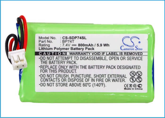 7.4V, Li-Polymer, 800mAh, Dog Collar battery fits Dogtra, Bp74t, 2500b Transmitter, 2500t Transmitter, 5.92Wh Dog Collar Cameron Sino Technology Limited