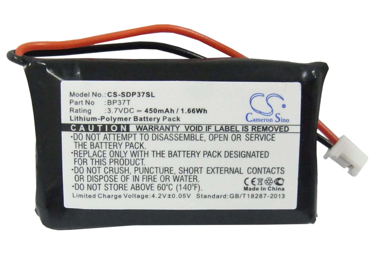3,7V, Li-Polymer, 450mAh, batterie de collier pour chien convient à Dogtra, Bp37t, Da210, Iq Plus Remote Transmitter, 1,67Wh Dog Collar Cameron Sino Technology Limited
