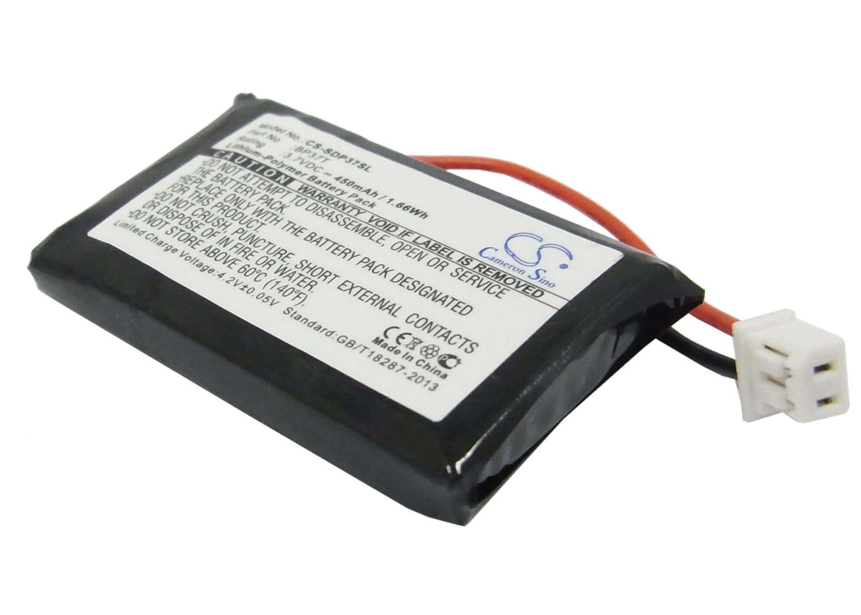 3,7V, Li-Polymer, 450mAh, batterie de collier pour chien convient à Dogtra, Bp37t, Da210, Iq Plus Remote Transmitter, 1,67Wh Dog Collar Cameron Sino Technology Limited