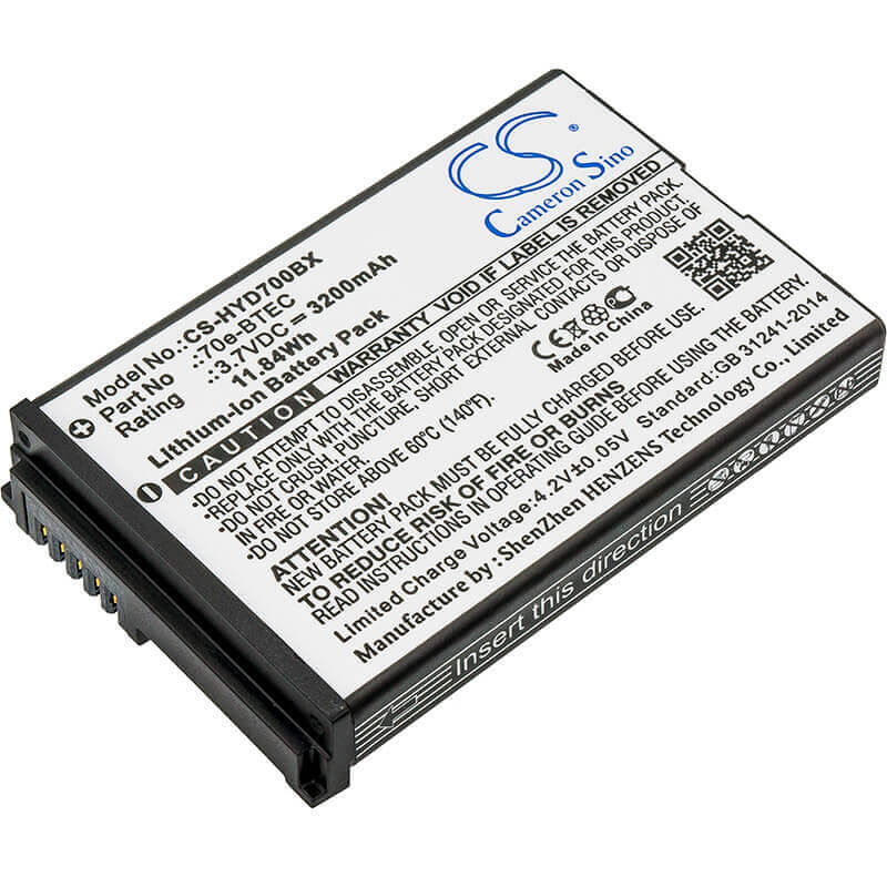 Barcode Scanner Battery For Dolphin, 60s, 70e, 75e 3.7v, 3200mah - 11.84wh Barcode Scanner Cameron Sino Technology Limited