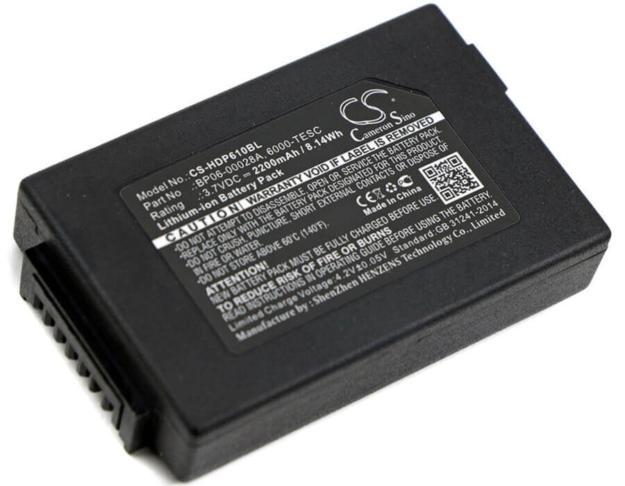 Barcode Scanner Battery For Dolphin, 6100, 6110, Handheld, Dolphin 6100 3.7v, 2200mah - 8.14wh Barcode Scanner Cameron Sino Technology Limited