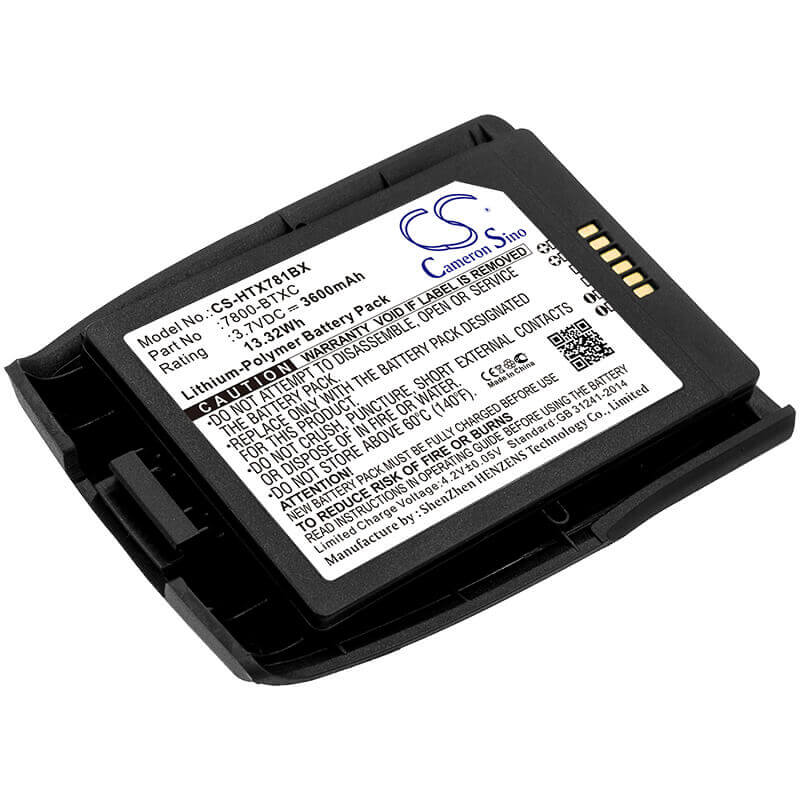 Barcode Scanner Battery For Dolphin, 7800, Honeywell 3.7v, 3600mah - 13.32wh Barcode Scanner Cameron Sino Technology Limited