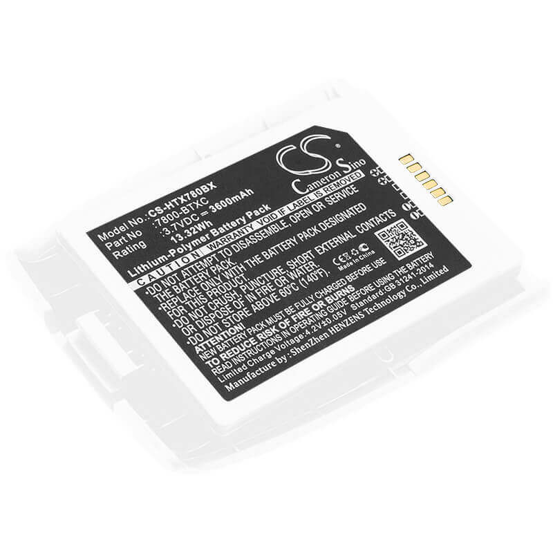 Barcode Scanner Battery For Dolphin, 7800, Honeywell 3.7v, 3600mah - 13.32wh Barcode Scanner Cameron Sino Technology Limited