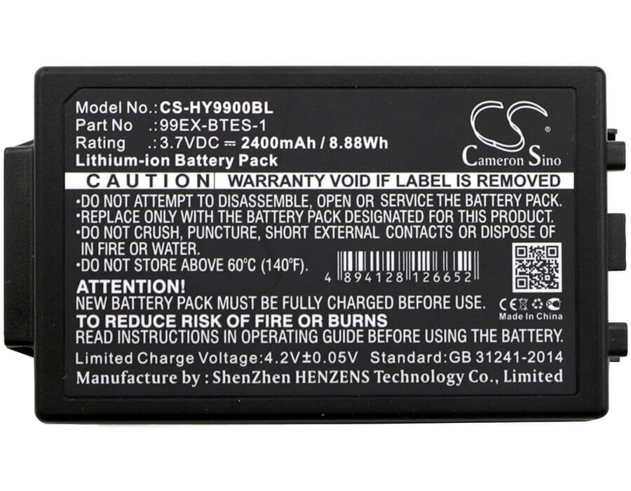 Batterie de scanner de code-barres pour Dolphin, 99ex, 99exhc, 99gx, Honeywell 3.7v, 2400mah - 8.88wh Scanner de code-barres Cameron Sino Technology Limited