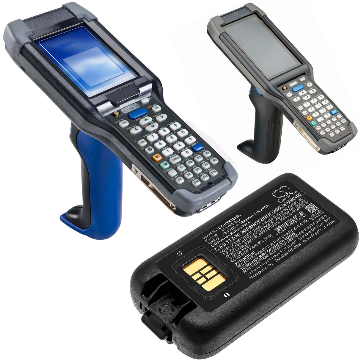 Batterie de scanner de code-barres pour Dolphin, Ck65, Honeywell, Ck3 3.7v, 5200mah - 19.24wh Scanner de code-barres Cameron Sino Technology Limited