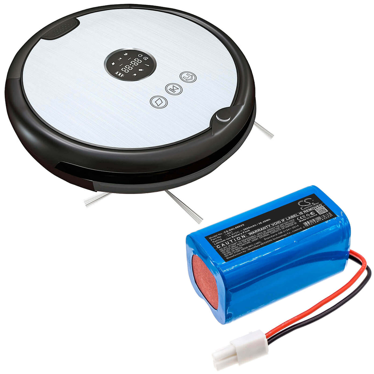 14.8V, Li-ion, 2600mAh, Vacuum battery fits Donkey, Dl880, 38.48Wh Vacuum Cameron Sino Technology Limited