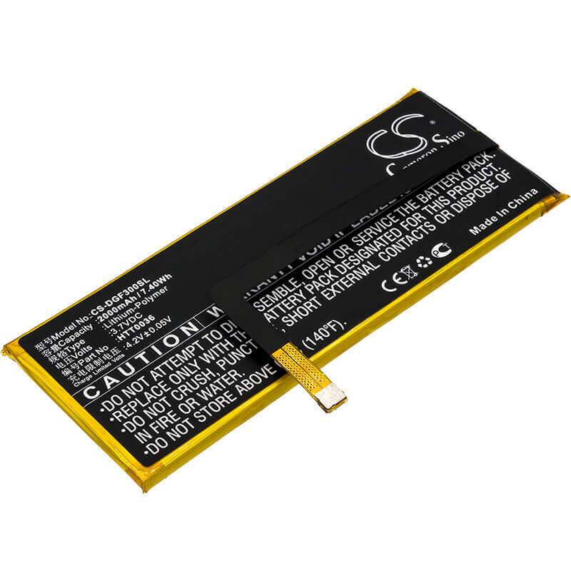 3.7V, Li-Polymer, 2000mAh, SmartPhone battery fits Doogee, Htt0036, F3, 7.4Wh Mobile, SmartPhone Cameron Sino Technology Limited (Suspended)