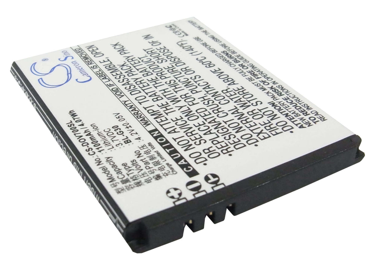 3.7V, Li-ion, 1100mAh, SmartPhone battery fits Doov, Bl-g30, D7, Ieva D7, 4.07Wh Mobile, SmartPhone Cameron Sino Technology Limited (Suspended)