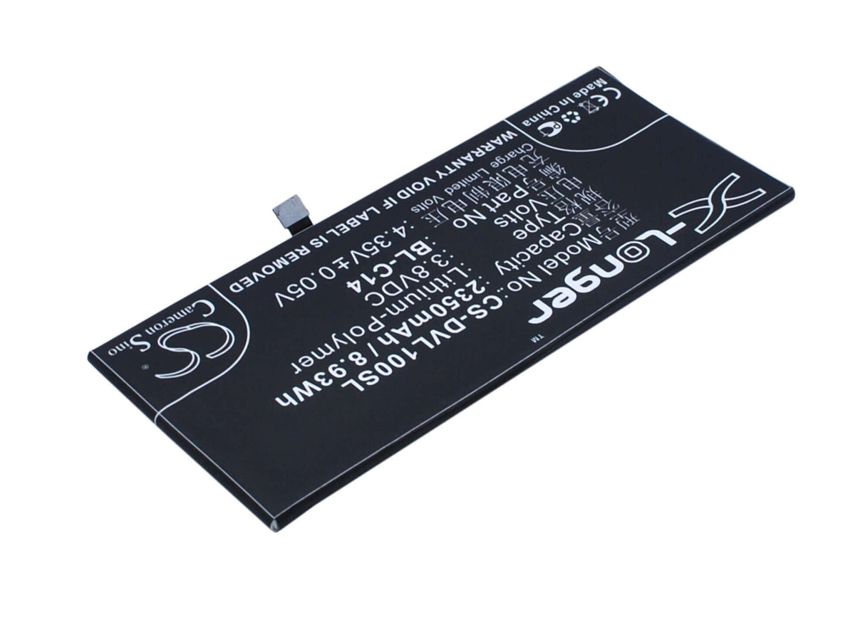 3.8V, Li-Polymer, 2350mAh, SmartPhone battery fits Doov, Bl-c14, L1, 8.93Wh Mobile, SmartPhone Cameron Sino Technology Limited (Suspended)