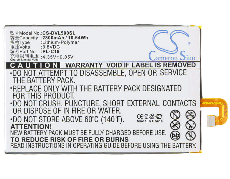 Battery For Doov L5 Plus, L15 3.8v, 2800mah - 10.64wh Batteries for Electronics Cameron Sino Technology Limited (Suspended)