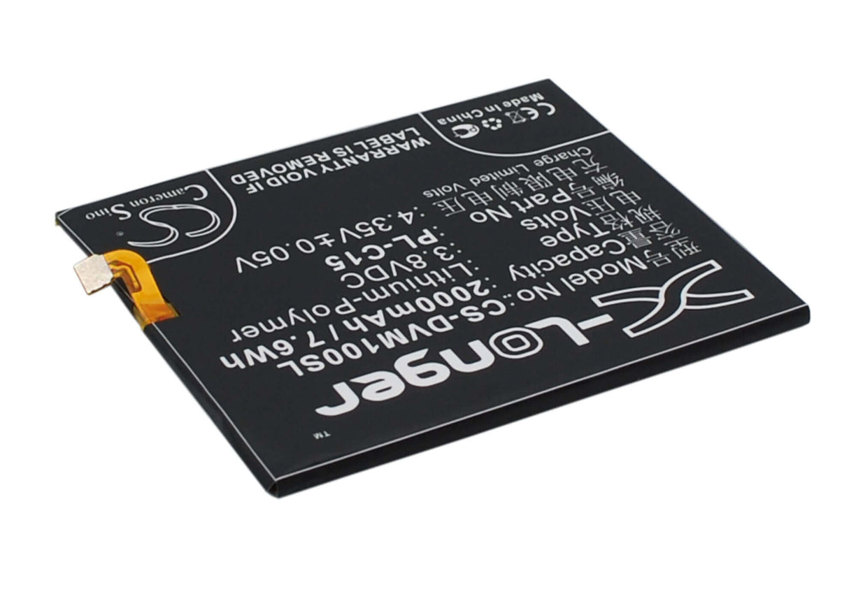 3.8V, Li-Polymer, 2000mAh, SmartPhone battery fits Doov, Pl-c15, Lm1, 7.6Wh Mobile, SmartPhone Cameron Sino Technology Limited (Smartphone)