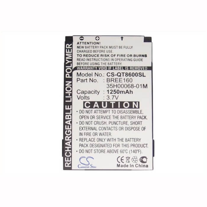 3.7V, Li-Polymer, 1250mAh, SmartPhone battery fits I-mate, Orange, Dopod, Htc, Swisscom, Qtek, 35h00068-01m, 595, 4.63Wh Mobile, SmartPhone Cameron Sino Technology Limited (Smartphone)