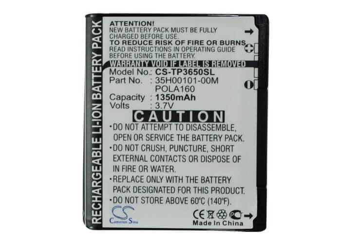 3.7V, Li-ion, 1350mAh, SmartPhone battery fits Dopod, O2, Htc, 35h00101-00m, P860, 5Wh Mobile, SmartPhone Cameron Sino Technology Limited (Smartphone)