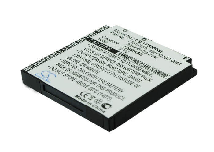 3.7V, Li-Polymer, 1200mAh, SmartPhone battery fits O2, Htc, Dopod, T-mobile, Ntt Docomo, 35h00103-00m, S600, 4.44Wh Mobile, SmartPhone Cameron Sino Technology Limited (Smartphone)