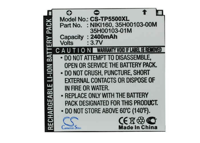 Batterie de smartphone pour HTC, Dopod S600 3.7v, 2200mah - 8.14wh Mobile, Smartphone Cameron Sino Technology Limited (Smartphone)