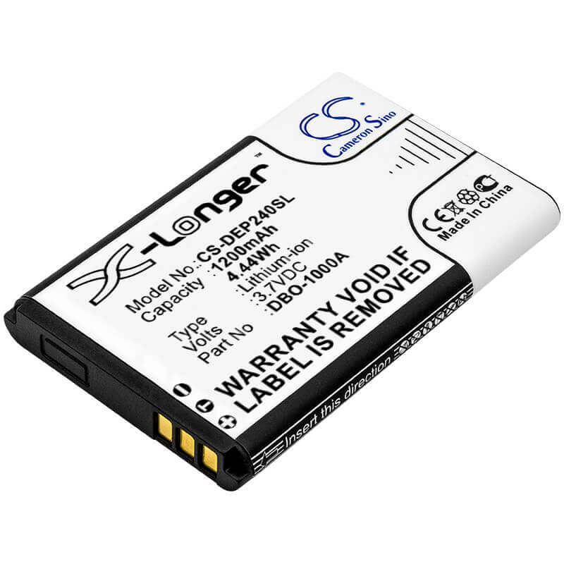 3.7V, Li-ion, 1200mAh, SmartPhone battery fits Doro, 380147, 6821, 6881, 4.44Wh Mobile, SmartPhone Cameron Sino Technology Limited (Smartphone)