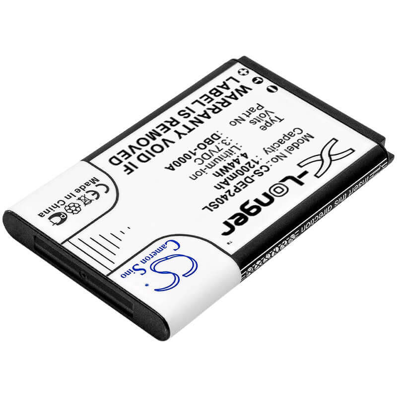 3.7V, Li-ion, 1200mAh, SmartPhone battery fits Doro, 380147, 6821, 6881, 4.44Wh Mobile, SmartPhone Cameron Sino Technology Limited (Smartphone)