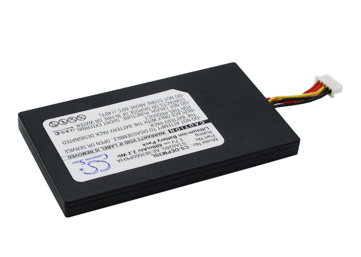 3.7V, Li-Polymer, 600mAh, SmartPhone battery fits Easypack, Ae383560p6ha, Easypack Ezpack M-3, 2.22Wh Mobile, SmartPhone Cameron Sino Technology Limited (Suspended)