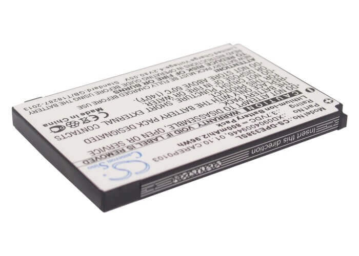 3.7V, Li-ion, 800mAh, SmartPhone battery fits Doro, 01.10.carep0103, Handleplus 334, Handleplus 334gsm, 2.96Wh Mobile, SmartPhone Cameron Sino Technology Limited (Smartphone)