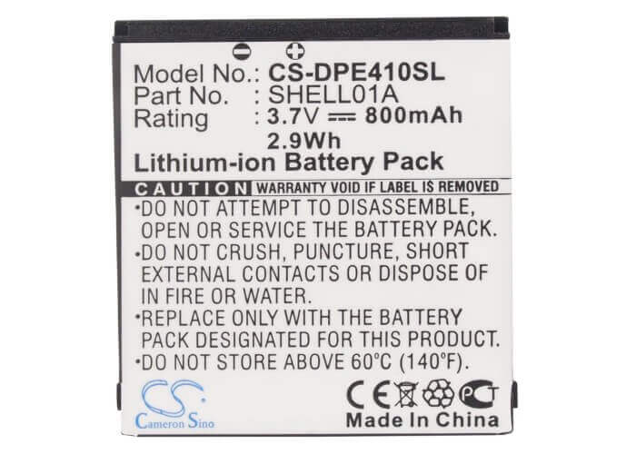3.7V, Li-ion, 800mAh, SmartPhone battery fits Doro, Care Clamshell, Phoneeasy 409, Phoneeasy 409gsm, 2.96Wh Mobile, SmartPhone Cameron Sino Technology Limited (Smartphone)