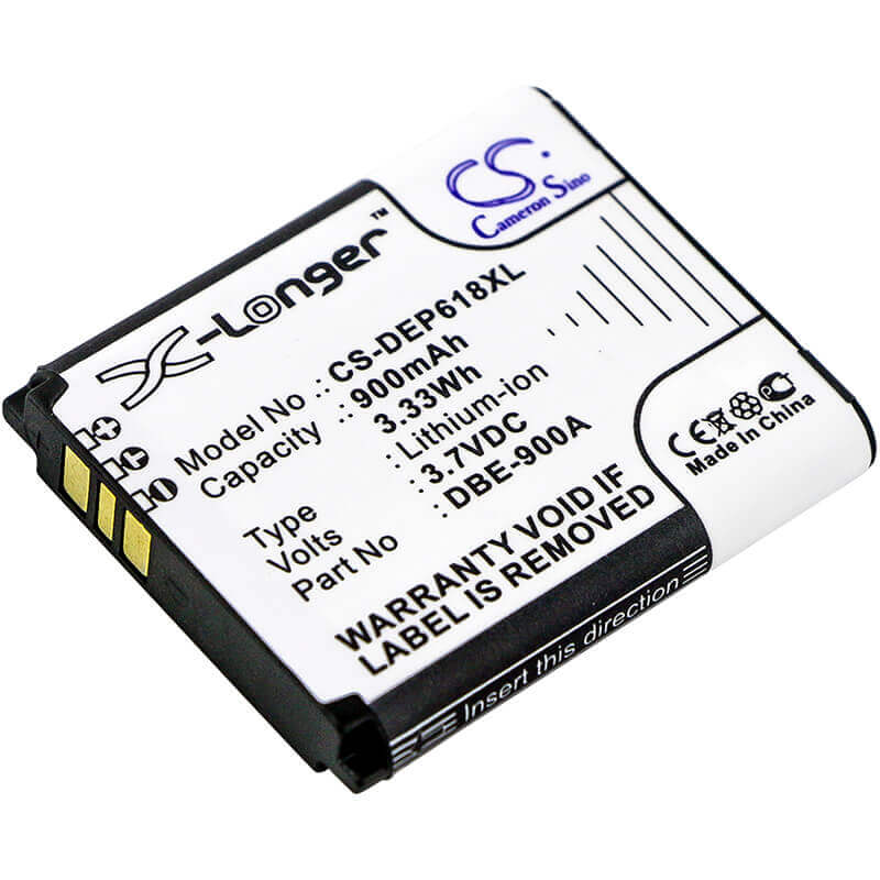 3.7V, Li-ion, 900mAh, SmartPhone battery fits Doro, Dbe-900a, Phoneeasy 618, 3.33Wh Mobile, SmartPhone Cameron Sino Technology Limited (Smartphone)