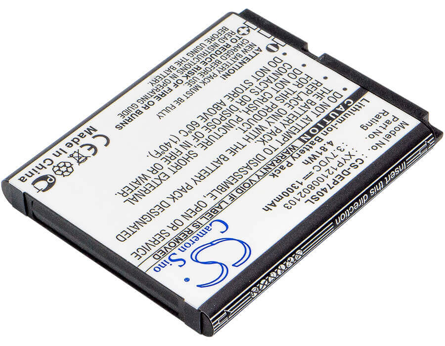 3.7V, Li-ion, 1300mAh, SmartPhone battery fits Doro, Dbg-1450a, Phoneeasy 740, Phoneeasy 740gsm, 4.81Wh Mobile, SmartPhone Cameron Sino Technology Limited (Suspended)