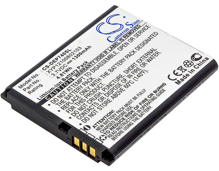 3.7V, Li-ion, 1300mAh, SmartPhone battery fits Doro, Dbg-1450a, Phoneeasy 740, Phoneeasy 740gsm, 4.81Wh Mobile, SmartPhone Cameron Sino Technology Limited (Suspended)