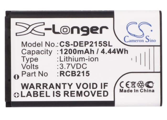 3.7V, Li-ion, 1200mAh, SmartPhone battery fits Hqrs, Media-tech, Mobiado, Bt-214, Easy 5 Plus, Easy 5+, 4.44Wh Mobile, SmartPhone Cameron Sino Technology Limited (Smartphone)