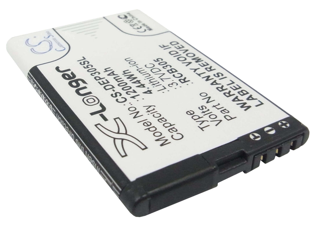 3.7V, Li-ion, 1200mAh, SmartPhone battery fits Bea-fon, Avus, Myphone, Doro, Mp-s-b, Ab07, 4.44Wh Mobile, SmartPhone Cameron Sino Technology Limited (Suspended)