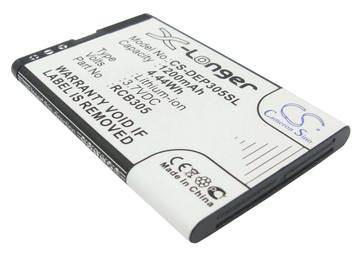 3.7V, Li-ion, 1200mAh, SmartPhone battery fits Bea-fon, Avus, Myphone, Doro, Mp-s-b, Ab07, 4.44Wh Mobile, SmartPhone Cameron Sino Technology Limited (Suspended)
