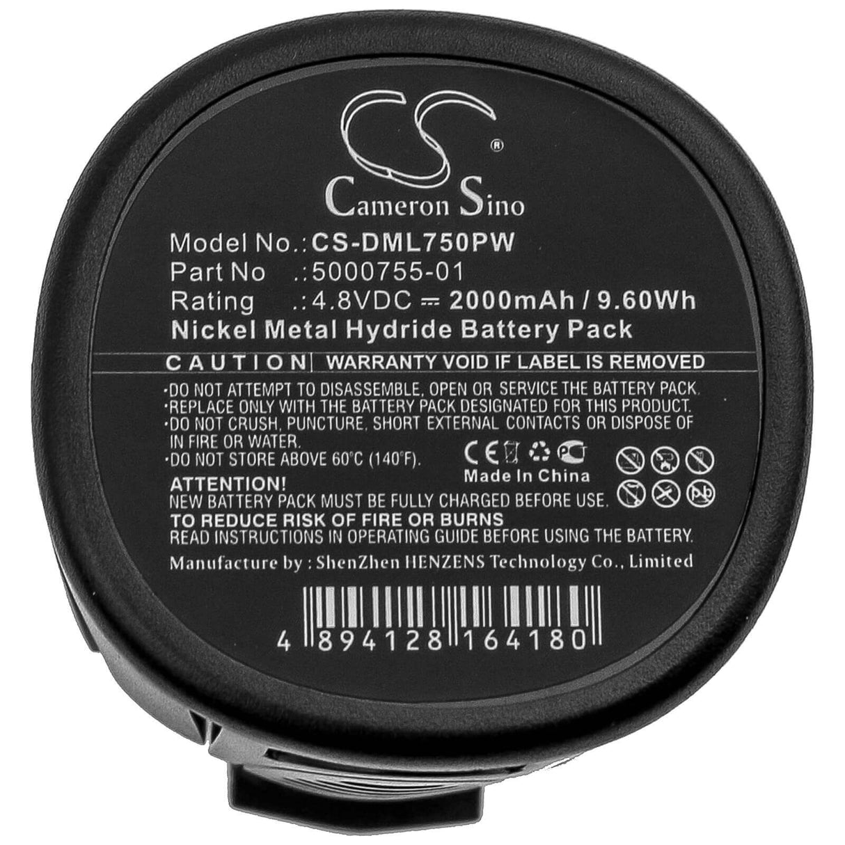 4.8V, Ni-MH, 2000mAh, batterie pour outils électriques compatible avec Dremel, 5000755-01, 7300, 7300-n/5, 9.6Wh Outils électriques Cameron Sino Technology Limited (Outils électriques)