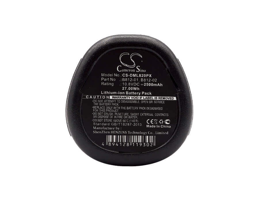 Power Tools Battery For Dremel, 8200, 8220, 8300 10.8v, 2500mah - 27.00wh Power Tools Cameron Sino Technology Limited (Power Tools)
