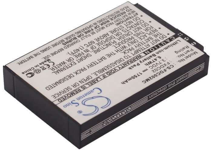 3.7V, Li-ion, 1750mAh, Camera battery fits Drift, 72-011-00, Ghost, Ghost S, 6.475Wh Camera Cameron Sino Technology Limited (Camera)