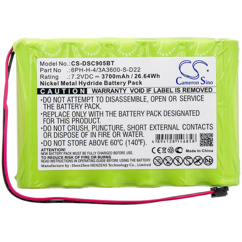 Alarm Battery For Dsc, Impassa 9057 Wireless Control Panel 7.2v, 3700mah - 26.64wh Alarm System Cameron Sino Technology Limited