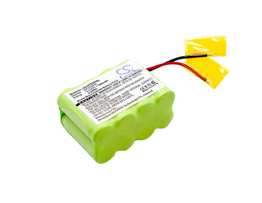 9.6V, Ni-MH, 300mAh, Dog Collar battery fits Dt Systems, Dt 300 Receiver, Dt 300 Transmitter, 2.88Wh Dog Collar Cameron Sino Technology Limited