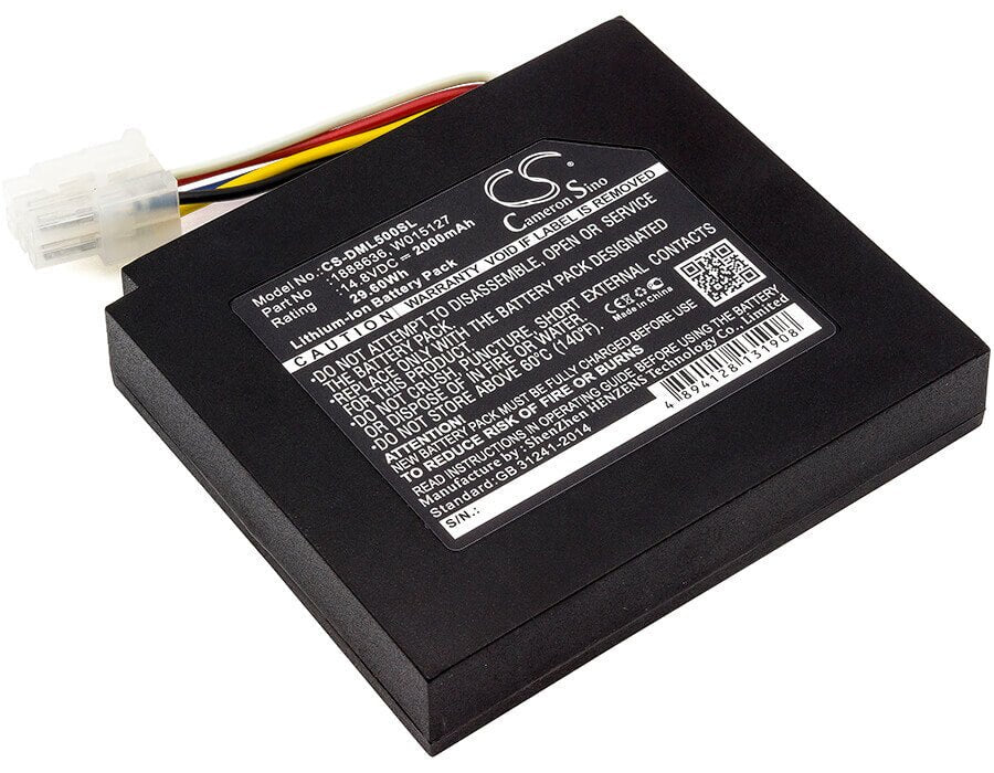 14,8V, Li-ion, 2000mAh, Batterie d'imprimante portable compatible avec Dymo, 1888636, Labelmanager 500ts, Labelmanager Pnp Wireless, 29,6Wh Imprimante portable Cameron Sino Technology Limited